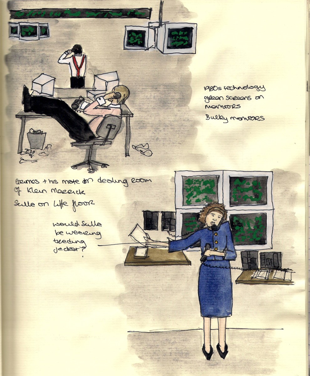 Serious money sketch 