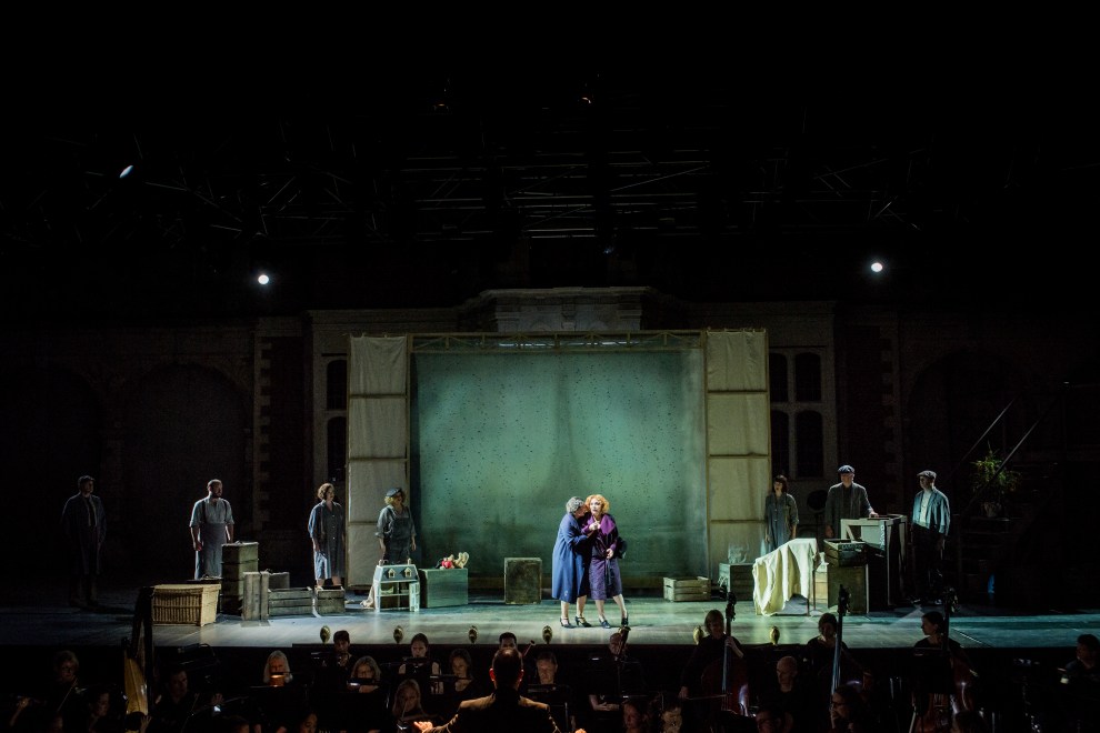 Zaza - Ruggero Leoncavallo - Opera Holland Park - 18 June 2017 Conductor - Peter Robinson Director - Marie Lambert Set Designer - Alyson Cummins Costume Designer - Camille Assaf Lighting Designer - Mark Jonathan Choreographer - Danilo Rebeca Zaza - Anne